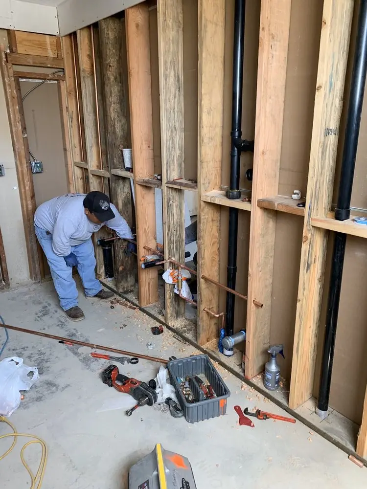Commercial rough-in plumbing for Trenchless Sewer Repair in Lake Norman of Iredell